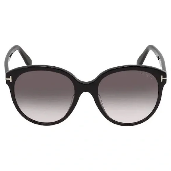 🔥🔥Tom Ford FT0957 D 01B Plastic Shiny Black Grad Smoke 58 mm Sunglasses🔥🔥 - Picture 4 of 9